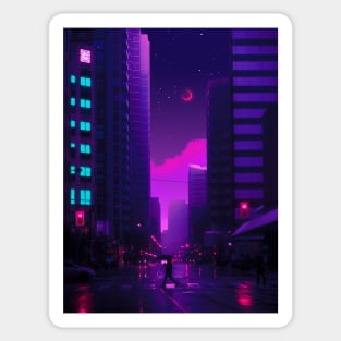 Cyber city 4 Sticker